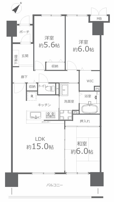 サーパス老松町1102号室