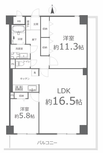 サーパス後楽園305号室