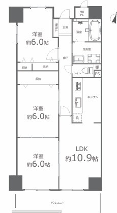 サーパス西古松I　902号室
