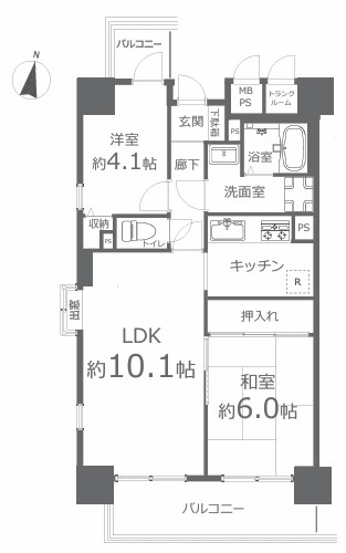 クリーンピア倉敷老松　1402号室